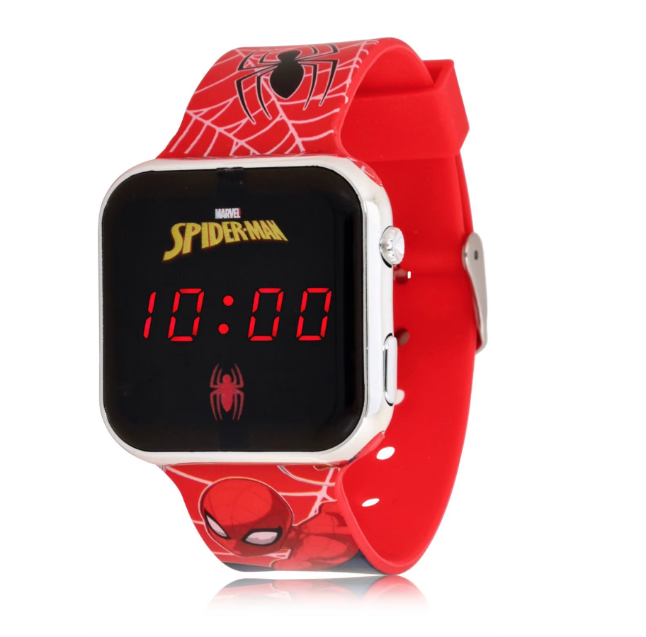 Ceasurile pentru copii Spiderman SPD4719 sunt accesorii perfecte pentru micii fani ai supereroului Spiderman. Cu designul lor dinamic și detaliile inspirate de personajul îndrăgit, aceste ceasuri aduc o doză de aventură și eroism în fiecare zi. Copiii vor fi încântați să-și poarte ceasurile Spiderman și să-și dezvolte abilitățile de a citi ora cu stil și în spiritul acțiunii.